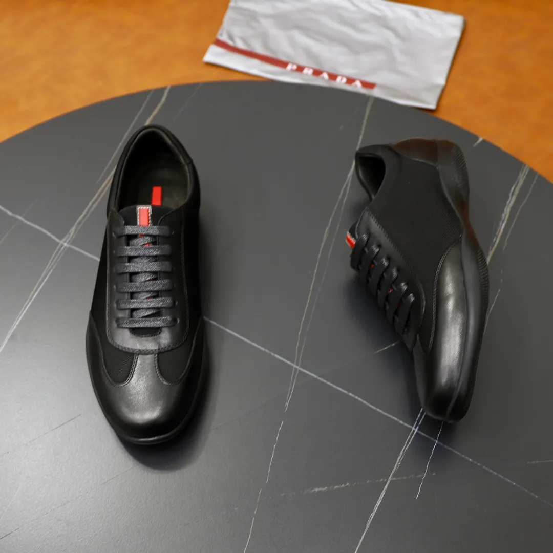 Men's shoes💰600💰Top original order Brand: PRADA (Prada) Standard code: Men's code 38/44 (45 can be customized) Grade: Same as the official website Material: Original cowhide surface, cowhide lining, original wear-resistant soft outsole Style category: casual sports shoes, young fashion, European and American trends, British style Color: actual picture color